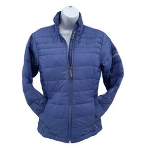Columbia Omni-Heat Insulated Puffer Jacket WMNS S BlueFull Zip Long Sl YL190505